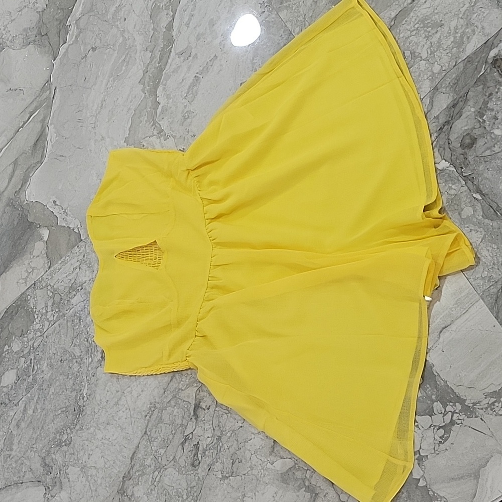 Yellow Summer Romper for Women